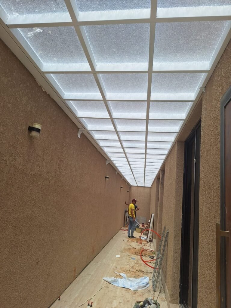 تركيب مظلات ممرات في الرياض